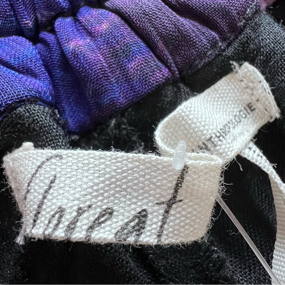 Floreat x Anthropologie Off The Shoulder Watercolor Mini Dress, Size Large - Picture 10 of 14